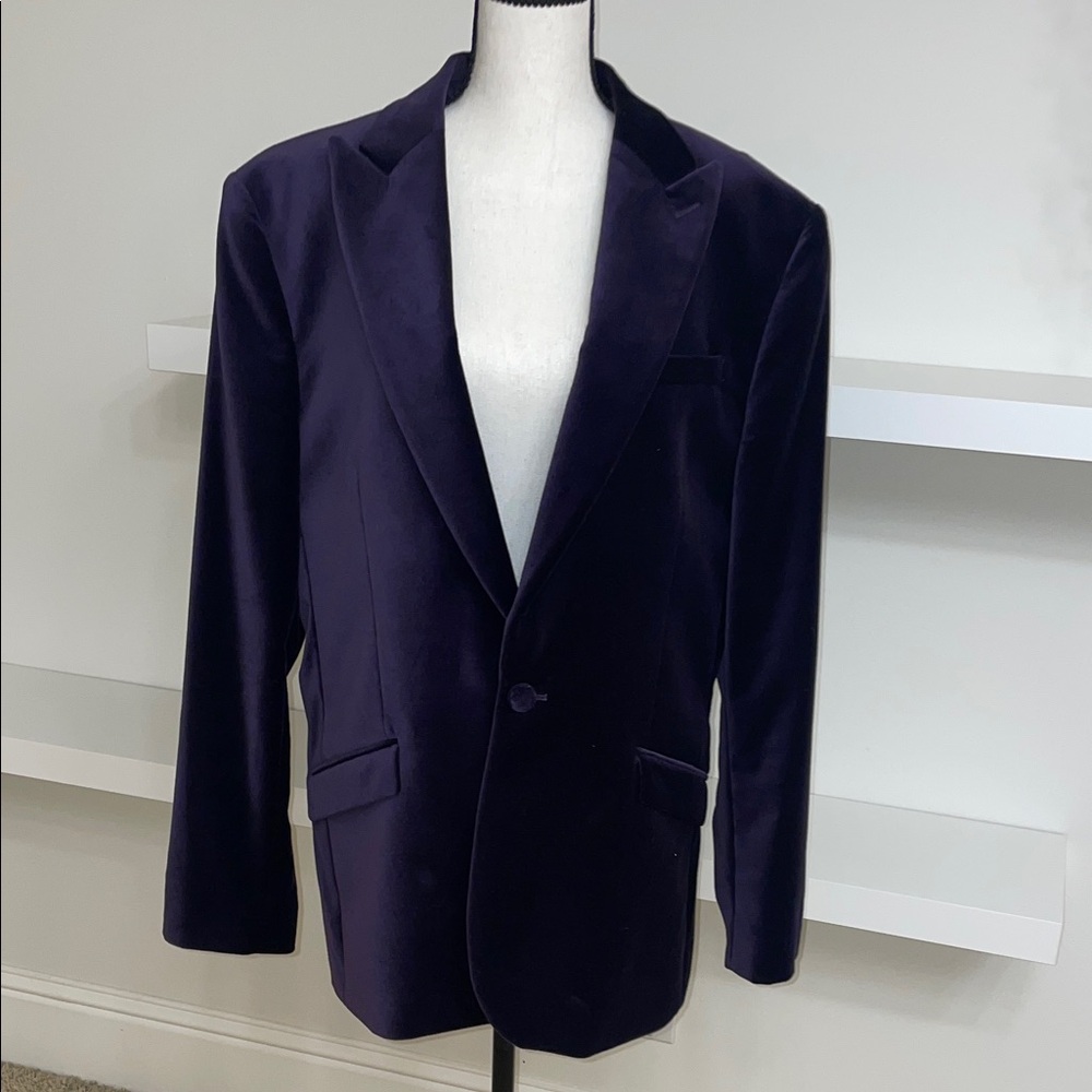 Express Deep Purple Men's Blazer